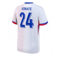 Fotbalové Dres Francie Ibrahima Konate #24 Venkovní ME 2024 Krátký Rukáv
